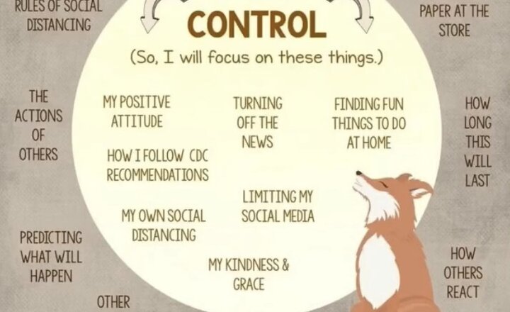 Image of What can you control at this current time?
